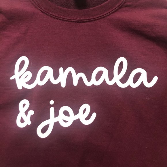 Maroon 'kamala & joe' Sweatshirt (S) - Picture 3 of 6